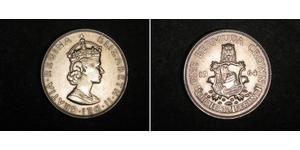 1 Corona Bermuda Argento Elisabetta II (1926-2022)