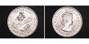 1 Corona Bermuda Argento Elisabetta II (1926-2022)