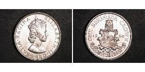 1 Corona Bermuda Argento Elisabetta II (1926-2022)