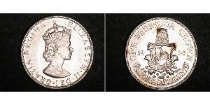 1 Corona Bermuda Argento Elisabetta II (1926-2022)