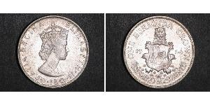 1 Corona Bermuda Argento Elisabetta II (1926-2022)