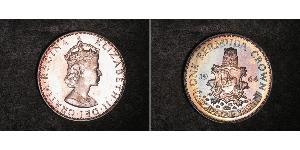 1 Corona Bermuda Argento Elisabetta II (1926-2022)