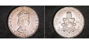 1 Corona Bermuda Argento Elisabetta II (1926-2022)