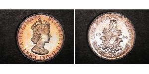 1 Corona Bermuda Argento Elisabetta II (1926-2022)