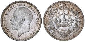 1 Corona Regno Unito (1922-) Argento Giorgio V (1865-1936)