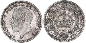 1 Corona Regno Unito (1922-) Argento Giorgio V (1865-1936)