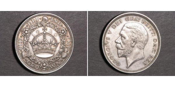1 Corona Regno Unito (1922-) Argento Giorgio V (1865-1936)