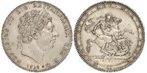 1 Corona Regno Unito di Gran Bretagna e Irlanda (1801-1922) Argento Giorgio III (1738-1820)