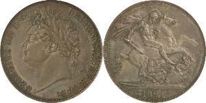 1 Corona Regno Unito di Gran Bretagna e Irlanda (1801-1922) Argento Giorgio IV (1762-1830)