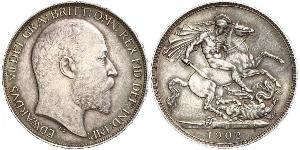 1 Corona Regno Unito di Gran Bretagna e Irlanda (1801-1922) Argento Edoardo VII (1841-1910)