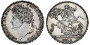 1 Corona Regno Unito di Gran Bretagna e Irlanda (1801-1922) Argento Giorgio IV (1762-1830)