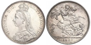 1 Corona Regno Unito di Gran Bretagna e Irlanda (1801-1922) Argento Vittoria (1819 - 1901)