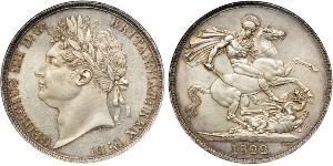 1 Corona Regno Unito di Gran Bretagna e Irlanda (1801-1922) Argento Giorgio IV (1762-1830)