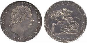 1 Corona Regno Unito di Gran Bretagna e Irlanda (1801-1922) Argento Giorgio III (1738-1820)