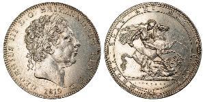 1 Corona Regno Unito di Gran Bretagna e Irlanda (1801-1922) Argento Giorgio III (1738-1820)