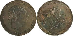 1 Corona Regno Unito di Gran Bretagna e Irlanda (1801-1922) Argento Giorgio III (1738-1820)