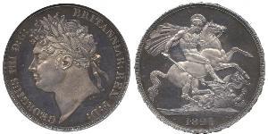 1 Corona Regno Unito di Gran Bretagna e Irlanda (1801-1922) Argento Giorgio IV (1762-1830)