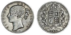 1 Corona Regno Unito di Gran Bretagna e Irlanda (1801-1922) Argento Vittoria (1819 - 1901)