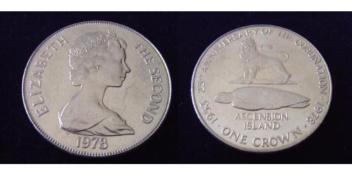 1 Corona Regno Unito (1922-) Rame/Nichel 