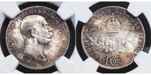 1 Corona Austria-Hungary (1867-1918) Silver Franz Joseph I (1830 - 1916)