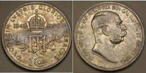 1 Corona 奥匈帝国 (1867 - 1918) 銀 弗朗茨·约瑟夫一世 (1830 - 1916)