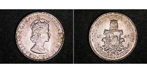 1 Crown Bermudes Argent Elizabeth II (1926-2022)