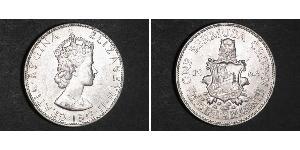 1 Crown Bermudes Argent Elizabeth II (1926-2022)