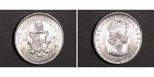 1 Crown Bermudes Argent Elizabeth II (1926-2022)