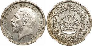 1 Crown Feriind Kiningrik (1922-) Argent George V (1865-1936)