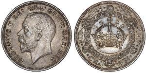 1 Crown Feriind Kiningrik (1922-) Argent George V (1865-1936)