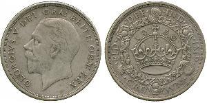 1 Crown Feriind Kiningrik (1922-) Argent George V (1865-1936)