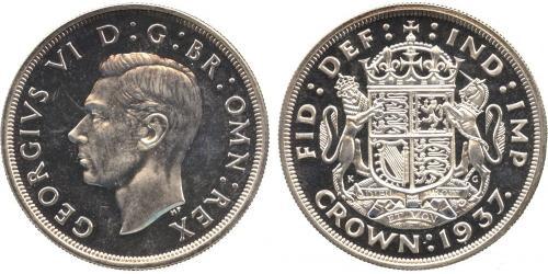 1 Crown Feriind Kiningrik (1922-) Argent George VI (1895-1952)