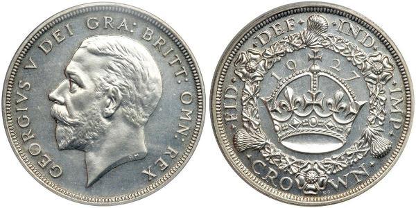 1 Crown Feriind Kiningrik (1922-) Argent George V (1865-1936)