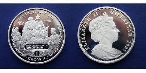 1 Crown Gibraltar Argent Elizabeth II (1926-2022)