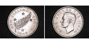 1 Crown Nouvelle-Zélande Argent George VI (1895-1952)