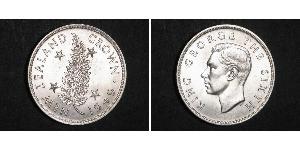 1 Crown Nouvelle-Zélande Argent George VI (1895-1952)