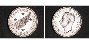 1 Crown Nouvelle-Zélande Argent George VI (1895-1952)