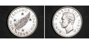 1 Crown Nouvelle-Zélande Argent George VI (1895-1952)