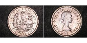 1 Crown Southern Rhodesia (1923-1980) Argent Elizabeth II (1926-2022)