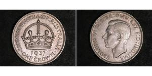 1 Crown Ôstralie (1788 - 1939) Argent George VI (1895-1952)