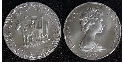 1 Crown Isle of Man Copper/Nickel Elizabeth II (1926-2022)