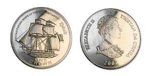 1 Crown Tristan da Cunha Copper/Nickel Elizabeth II (1926-2022)