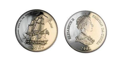 1 Crown Tristan da Cunha Copper/Nickel Elizabeth II (1926-2022)