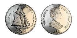 1 Crown Tristan da Cunha (archipel) Cuivre/Nickel Elizabeth II (1926-2022)
