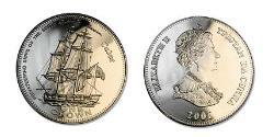 1 Crown Tristan da Cunha (archipel) Cuivre/Nickel Elizabeth II (1926-2022)