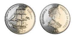 1 Crown Tristan da Cunha (archipel) Cuivre/Nickel Elizabeth II (1926-2022)