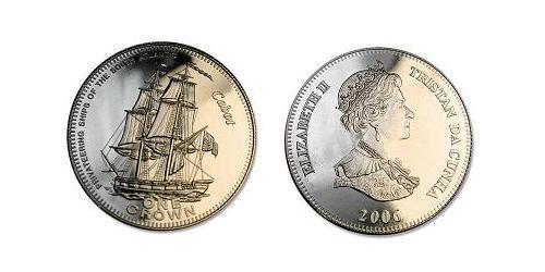 1 Crown Tristan da Cunha (archipel) Cuivre/Nickel Elizabeth II (1926-2022)