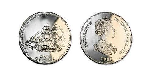1 Crown Tristan da Cunha (archipel) Cuivre/Nickel Elizabeth II (1926-2022)