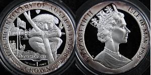 1 Crown Île de Man Cuivre/Nickel Elizabeth II (1926-2022)