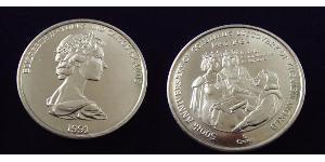 1 Crown Îles Turques-et-Caïques Cuivre/Nickel Elizabeth II (1926-2022)